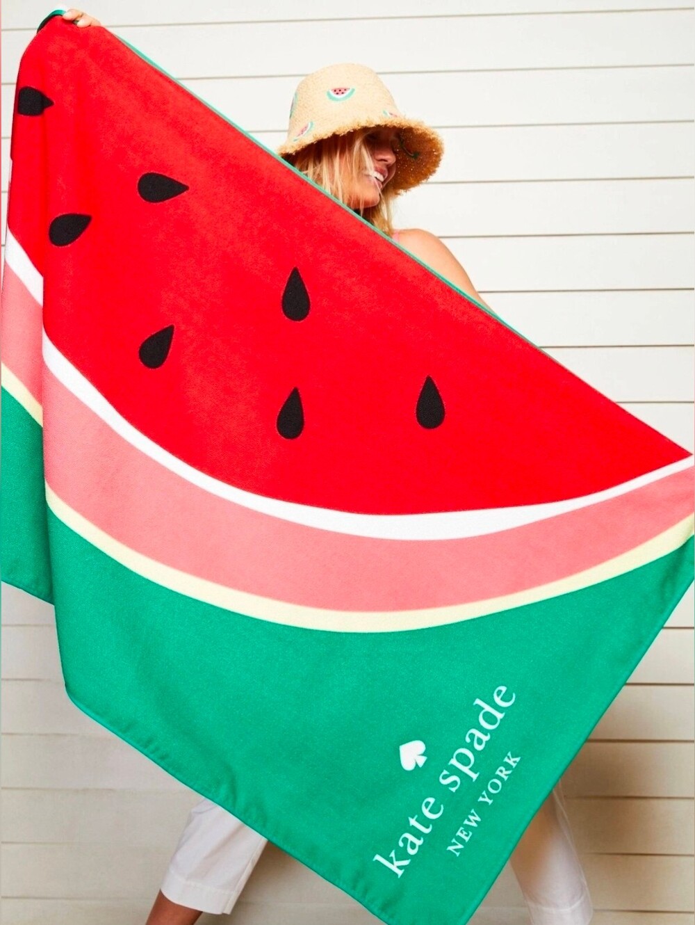 NWT Kate Spade Collectible 34"x64" Beach Towel Watermelon Lmtd Edtn Discontinued - Picture 3 of 4